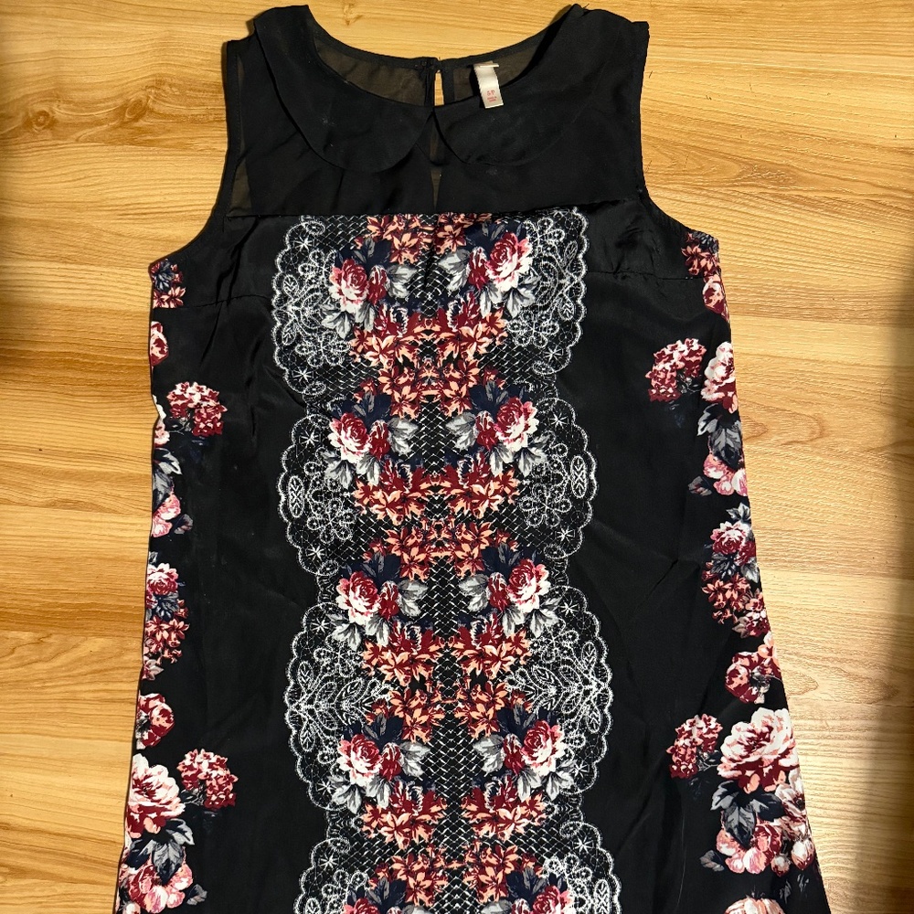 Xhilaration floral print shift dress